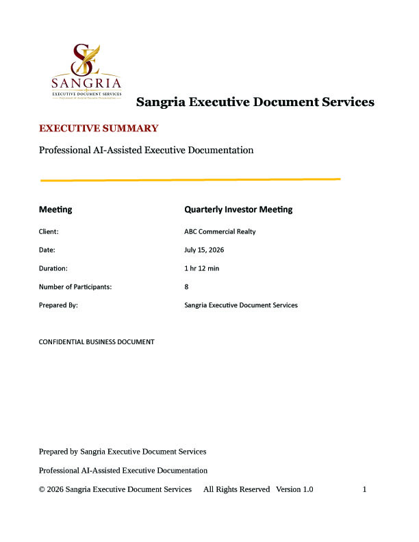 ses executive summary template pg1 v1.0 copy